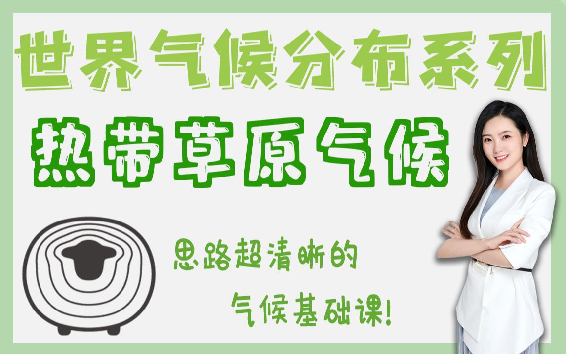 【世界气候分布】 04 热带草原气候区（思路超清晰的气候基础课）