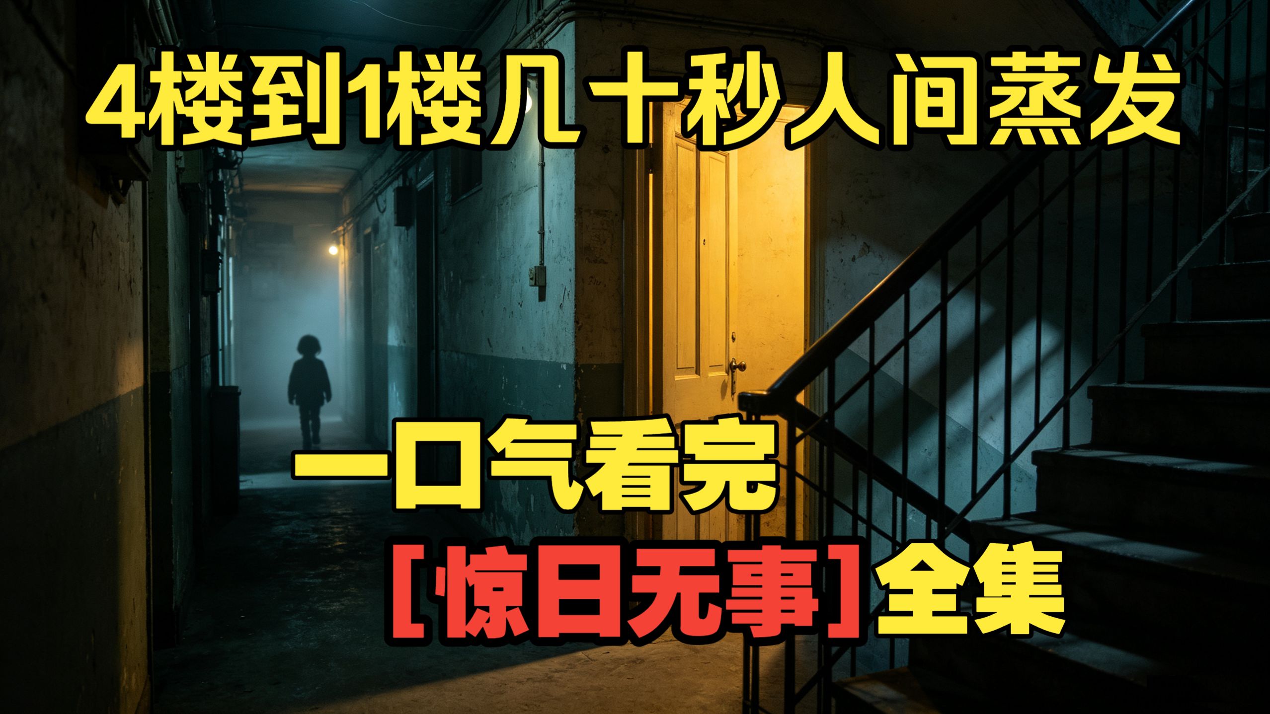 一口气看完【惊日无事】一栋楼藏着三桩秘密！