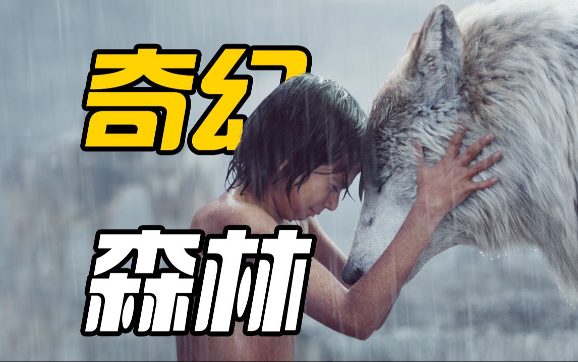 【奇幻森林】人类男孩手撕虎王，狼群长大丛林称王！