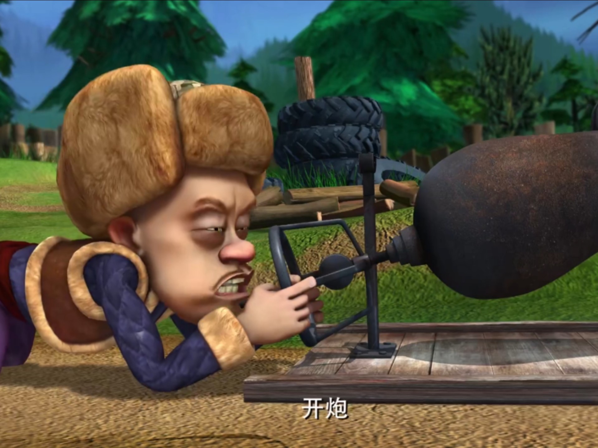 熊出没春日对对碰【美味的爆米花】