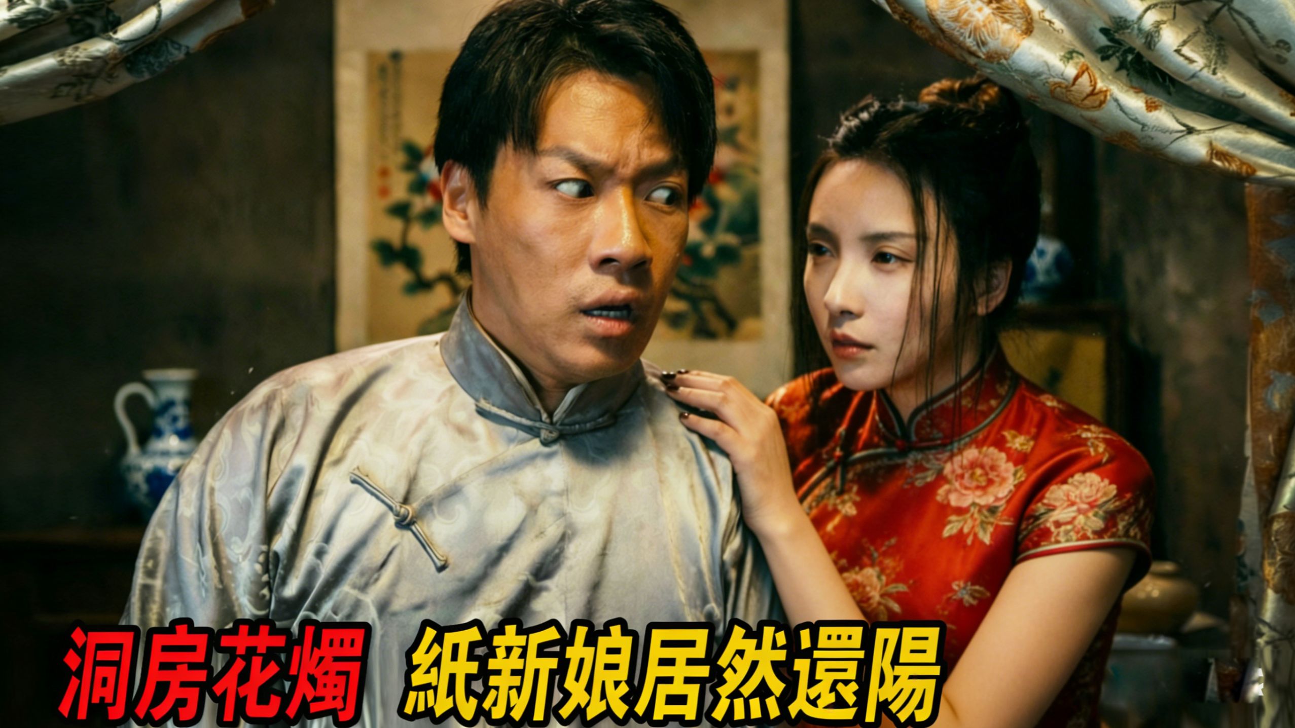 男人娶了纸新娘，谁知纸新娘居然还阳！一口气看完国产恐怖悬疑爽片《常乐镇诡事》