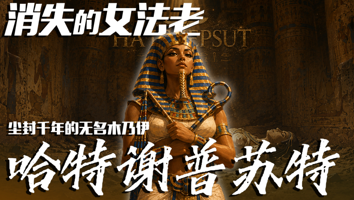 尘封千年的无名木乃伊，棺椁全无、身无珍宝，竟是权倾尼罗的女法老，哈特谢普苏特。