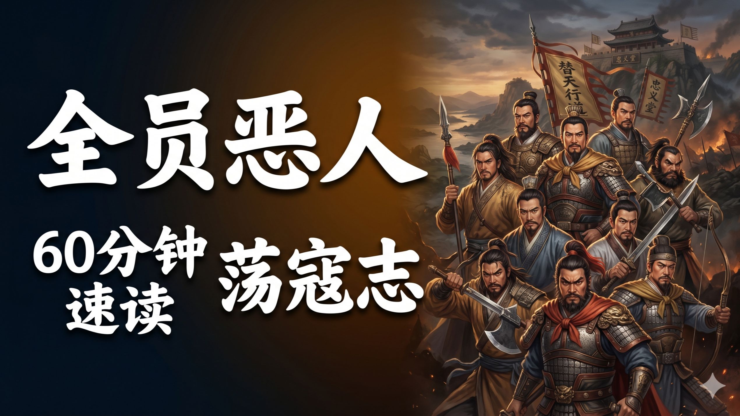 荡寇志：水浒传骗了你几百年，真相藏在这本禁书里！