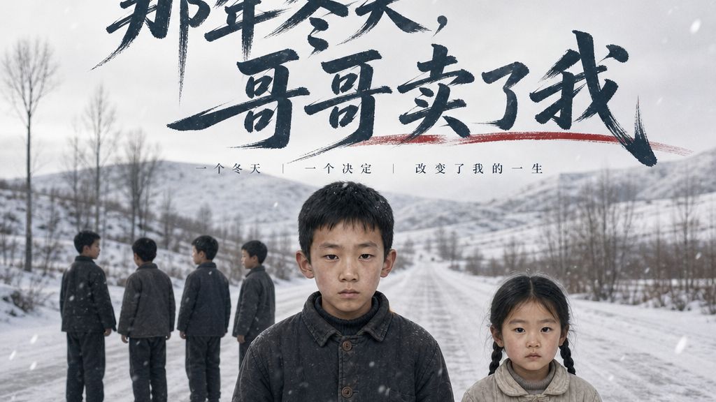 《那年冬天，哥哥卖了我》他用三千块把亲妹妹“卖”给陌生人！ 哥哥在雪地里收下三千块，把哭着求他的亲妹妹卖给陌生人，直到车上那封信被打开，所有人才知道真相！