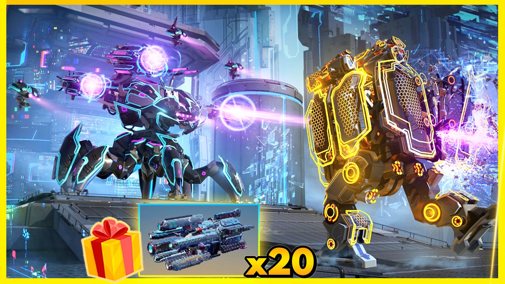💥12.4赛季宣传片 新机甲 DEDOPALI + 终极贝壳 - 🎁20x 中型五通 | War Robots