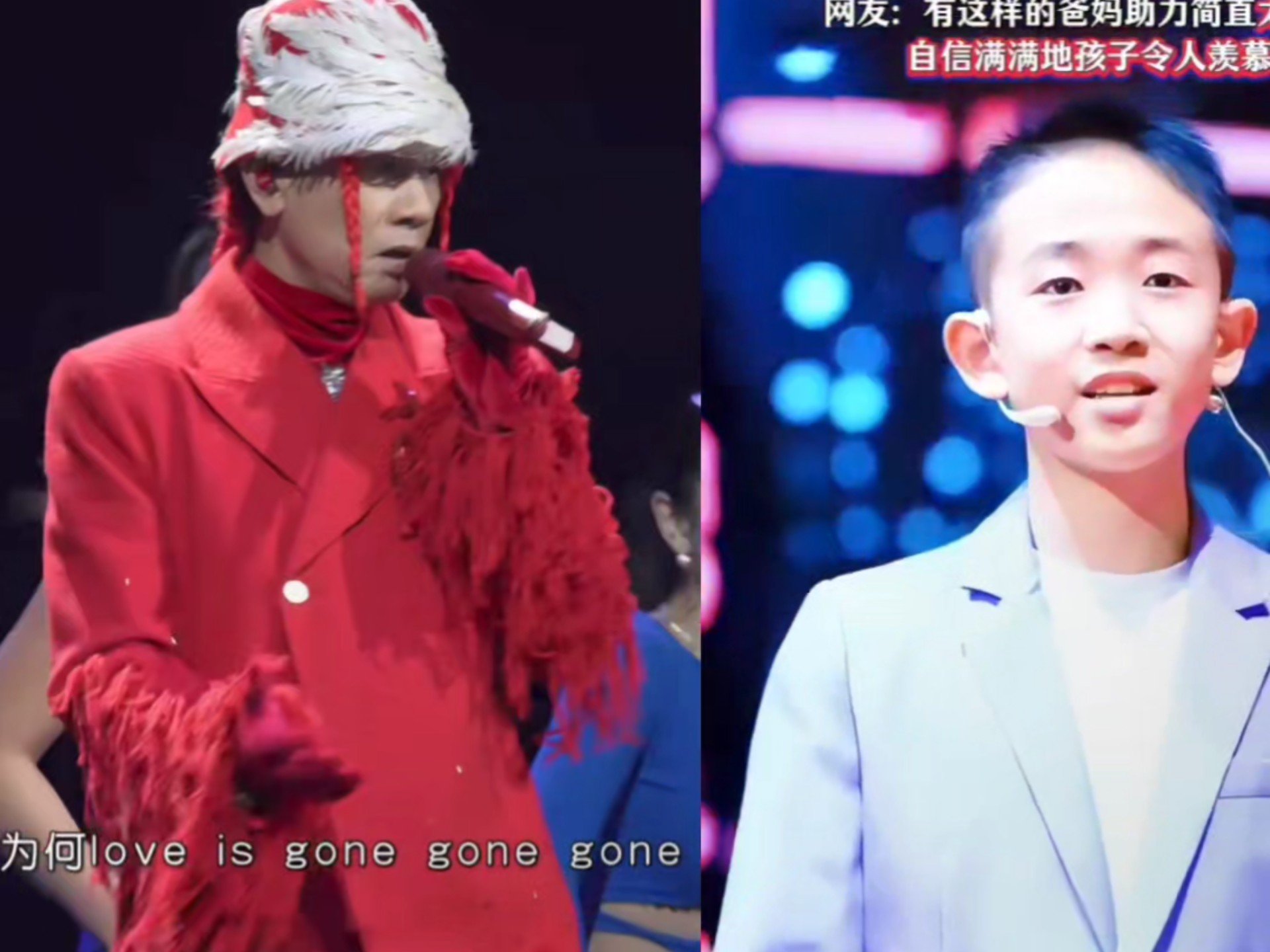 虎父无犬子，陈小春和儿子同唱街角的晚风，都很好听