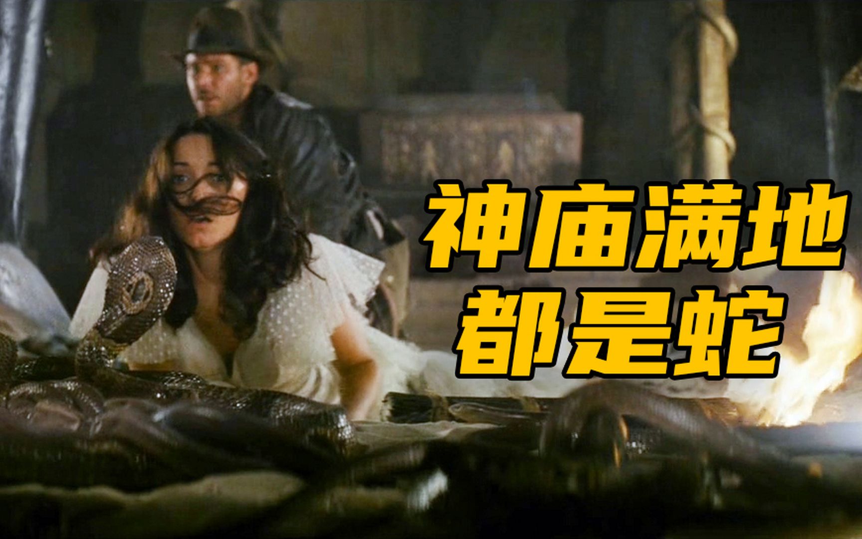 【阿斗】怕了！神庙满地都是蛇！影响几代美国人的经典电影！《夺宝奇兵》