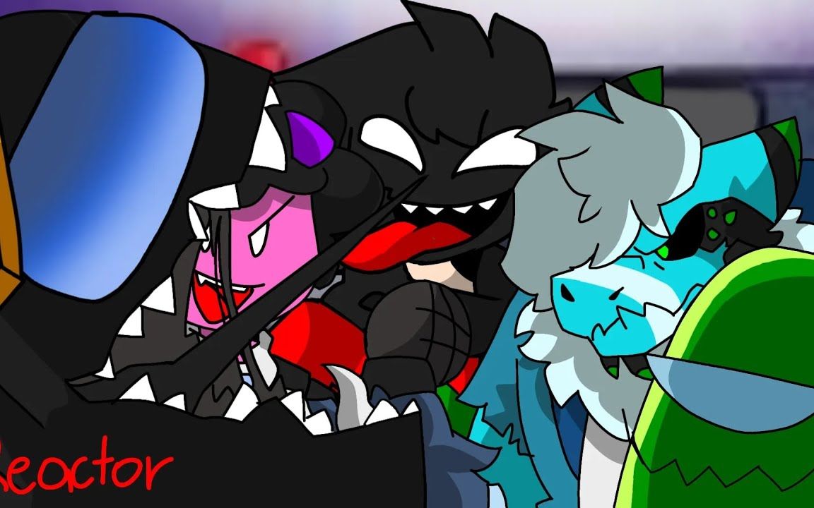 【FNF动画】Reactor but everyone sings it Friday Night Funkin Animation