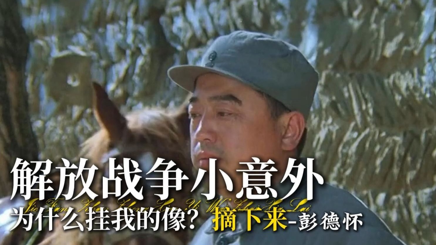 “你们挂起了我彭德怀的像，我彭德怀怎敢进会场呢？”
