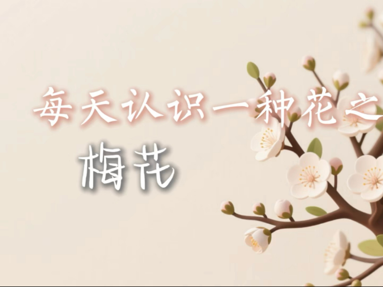 花中四君子——梅花：傲骨的坚守与希望的先声