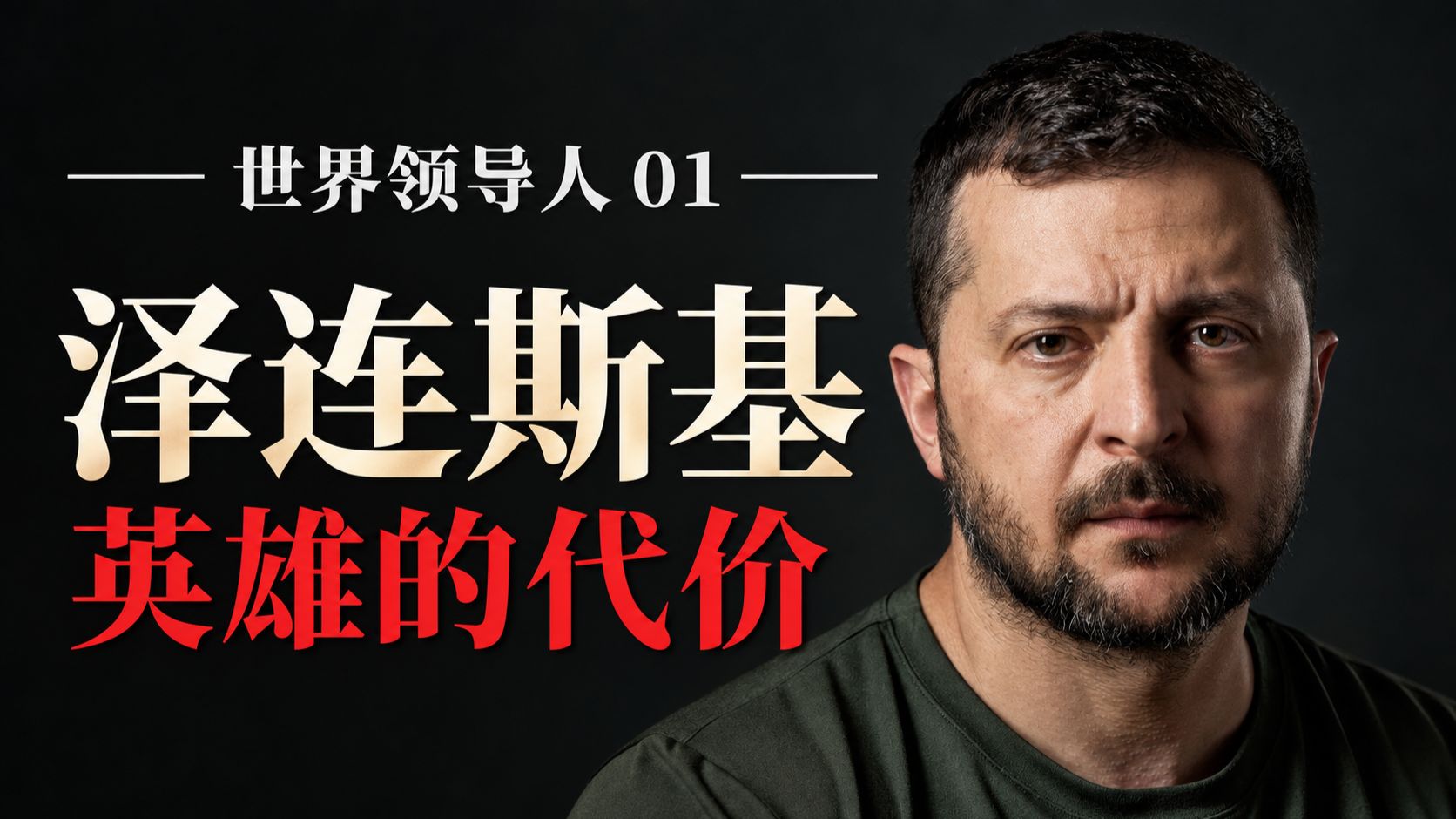 从“演员”到英雄：泽连斯基七年生死局【世界领导人01】