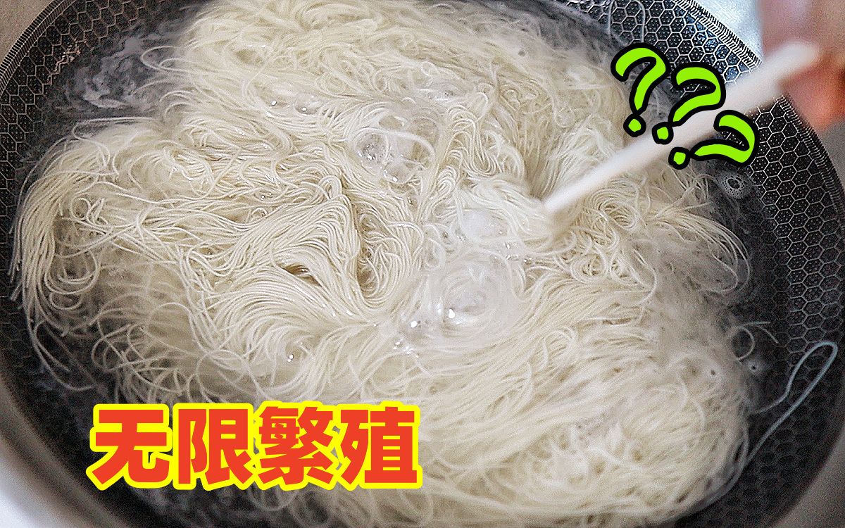 试吃“无限繁殖的面”福建线面，越吃越多？我不信！！