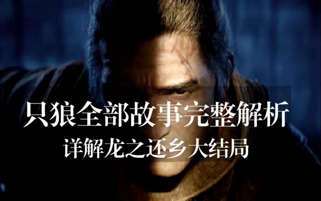 可能是B站最好的【只狼】剧情故事解析梳理，一个视频带你搞懂只狼所有剧情