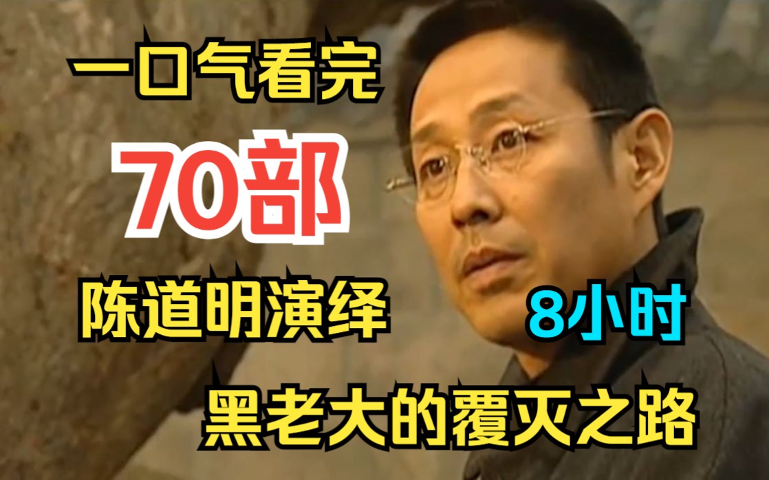 超长8小时一口气看完【70部】陈道明演绎黑老大的覆灭之路！