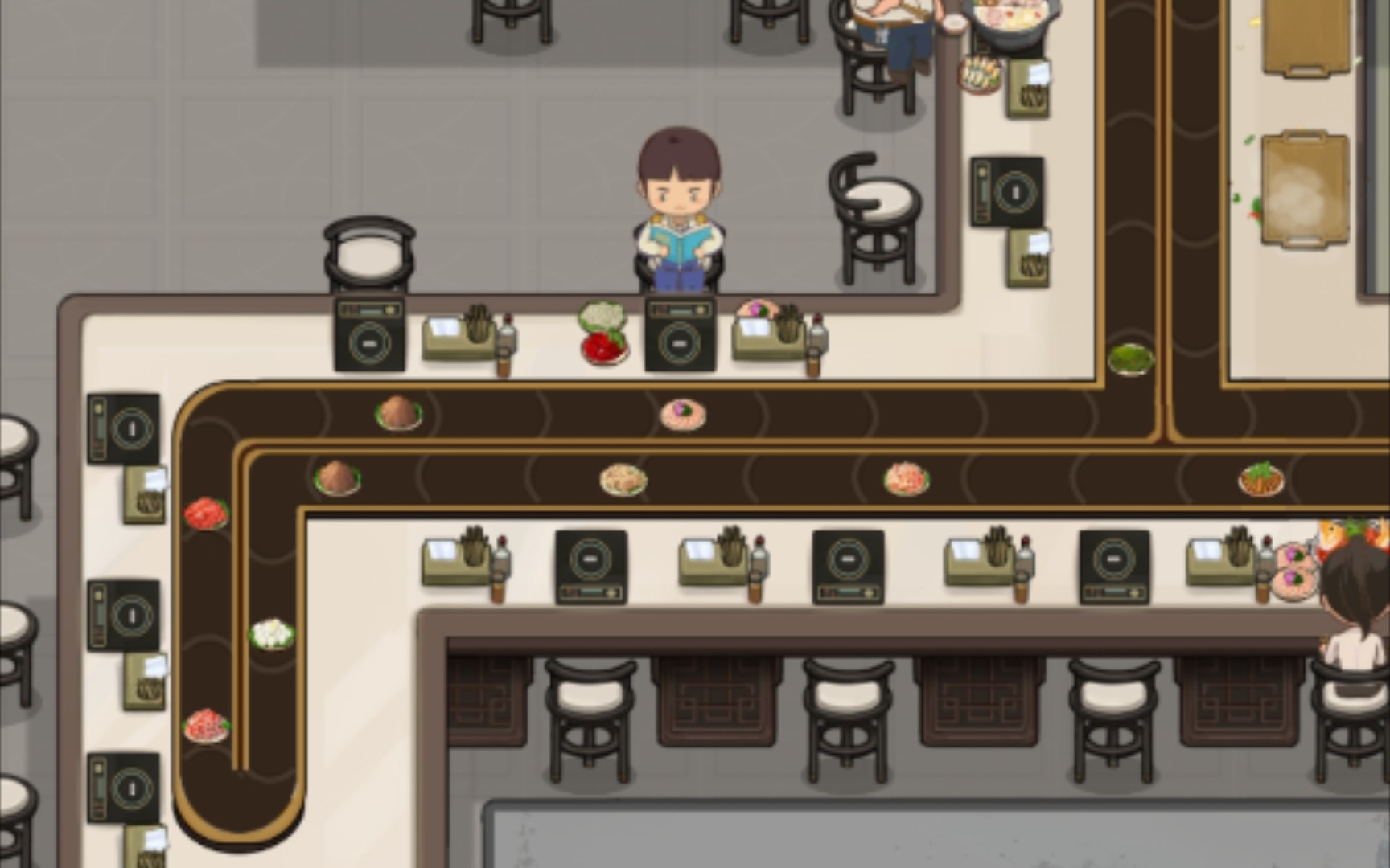 『幸福路上的火锅店』自助厅生意火爆～我却依然没钱