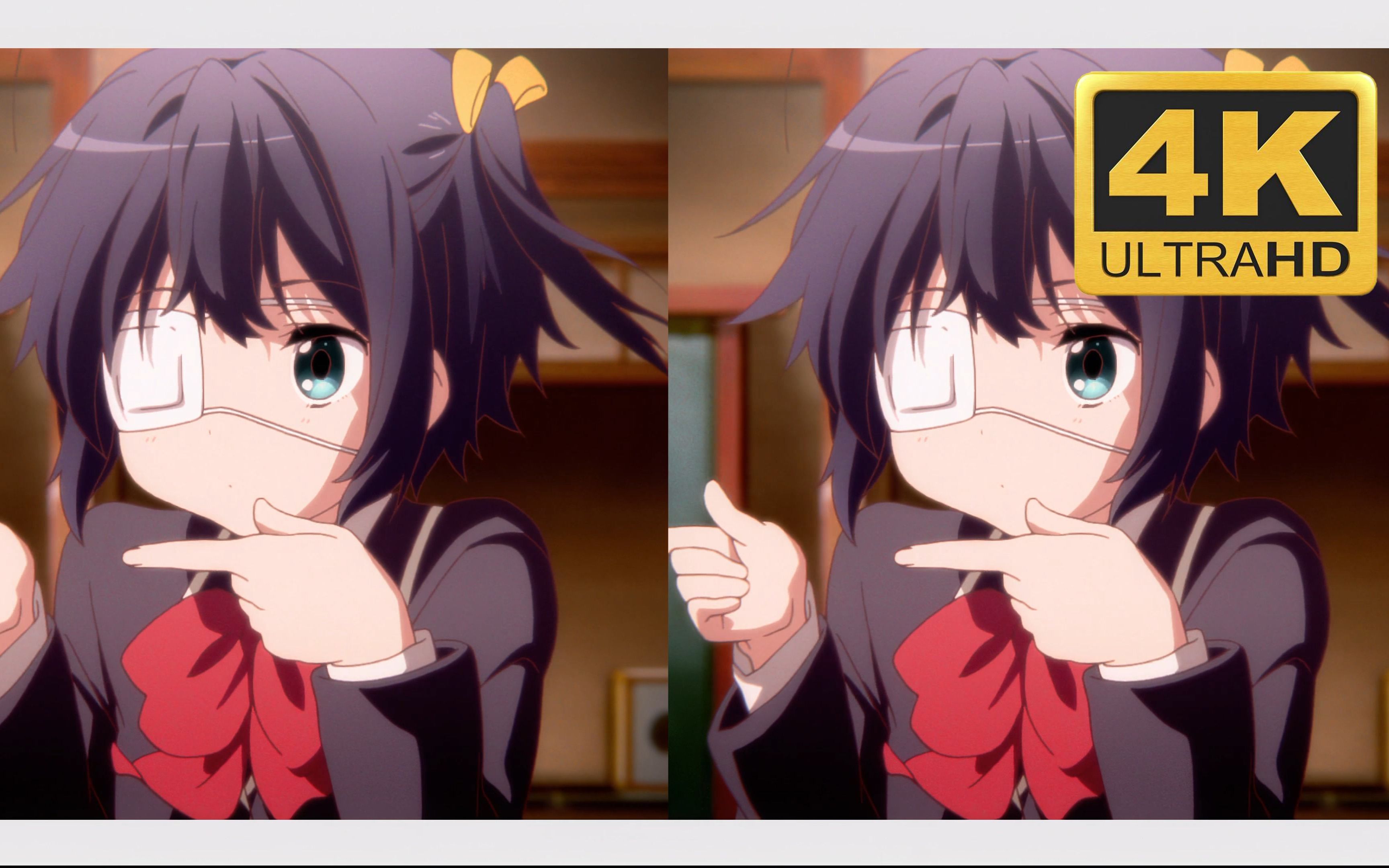 【超原画级|4K】中二病也要谈恋爱系列OP ED全合集 (AI画质提升版)