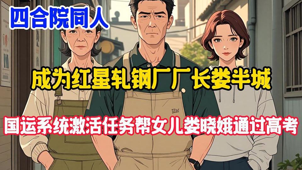 【四合院全】穿越1953年娄公馆，你成了京城首富娄半城，家有娇妻和备考女儿。别人为吃饱发愁，你却坐拥轧钢厂、药厂、影院等数家产业，富可敌国。国运系统激活，只甩了
