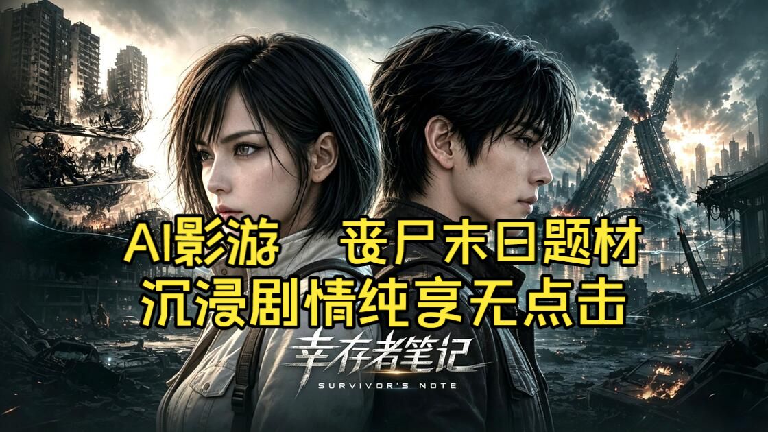 ⟪幸存者笔记⟫：丧尸末日题材，沉浸剧情纯享无点击