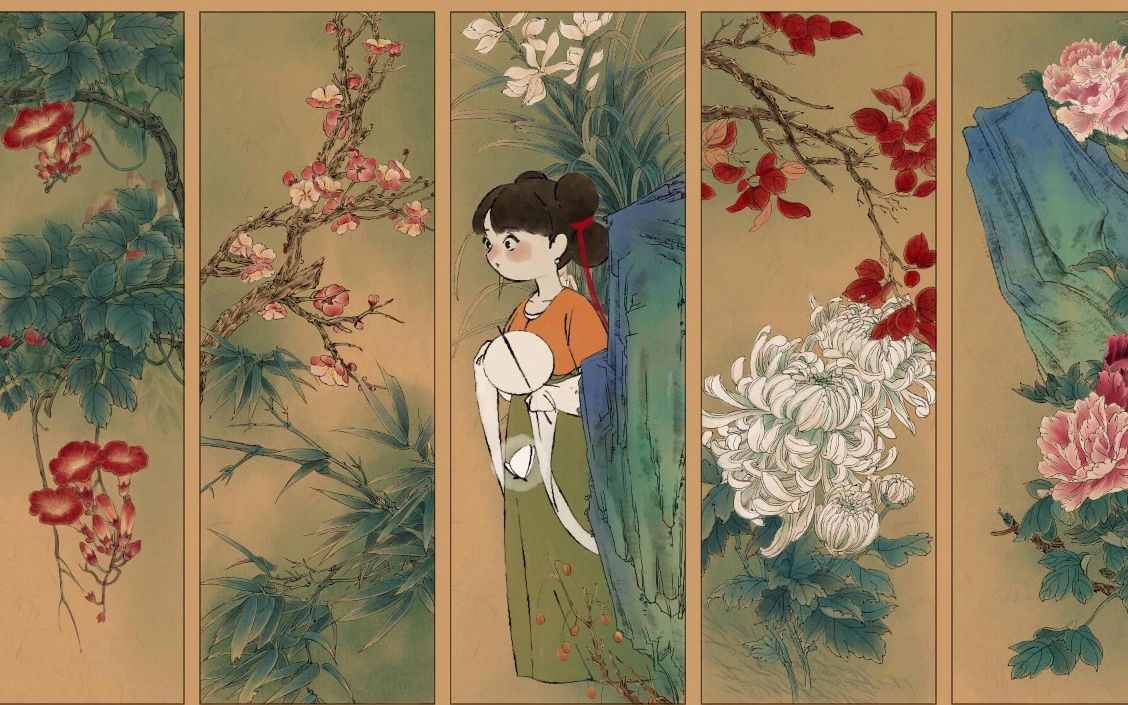 【中传动画毕设】《春困》| 化身古代淑女，再来一场传奇爱情~~|动画学术趴