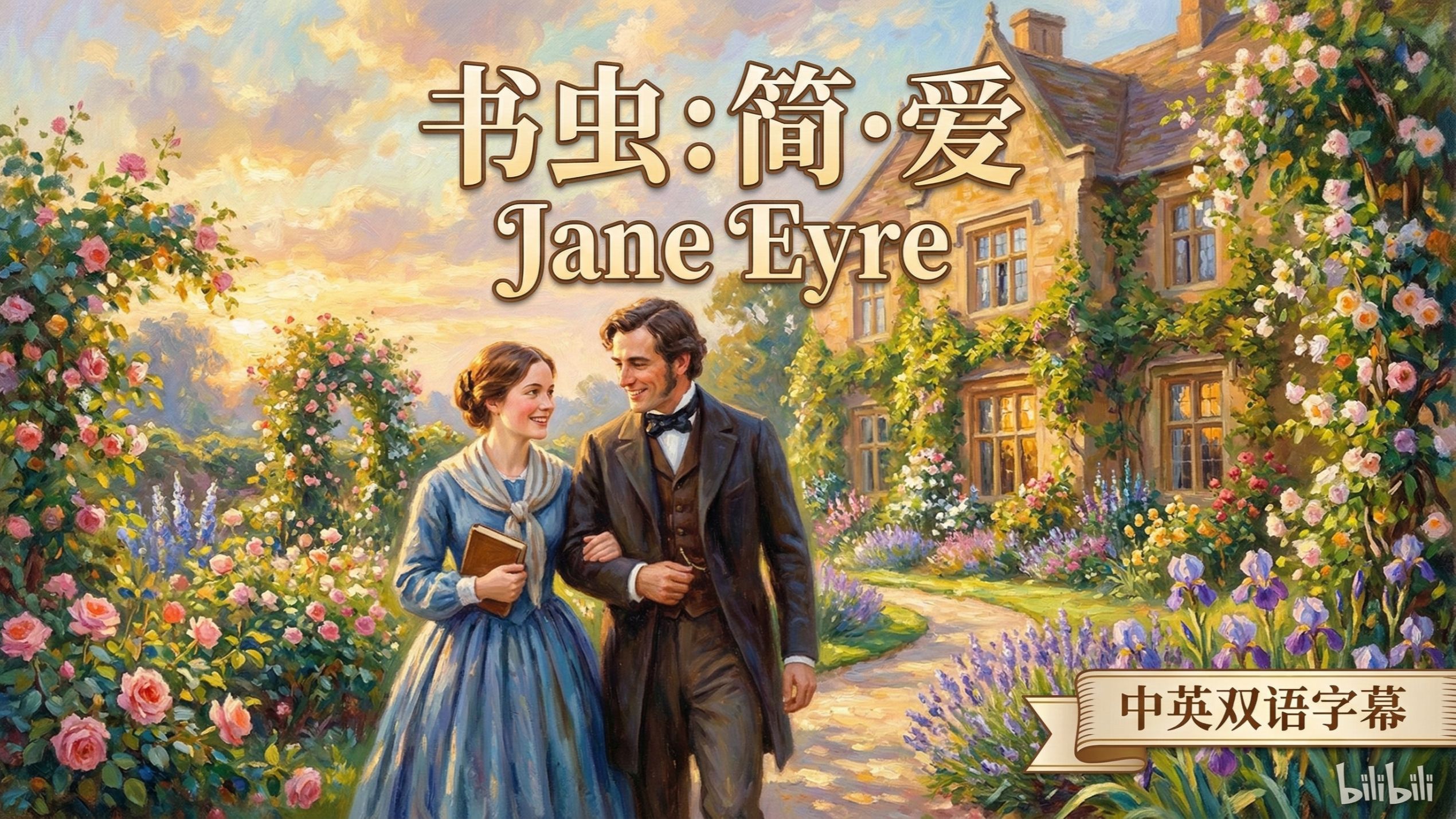 书虫《简爱》英文有声书 中英双语字幕