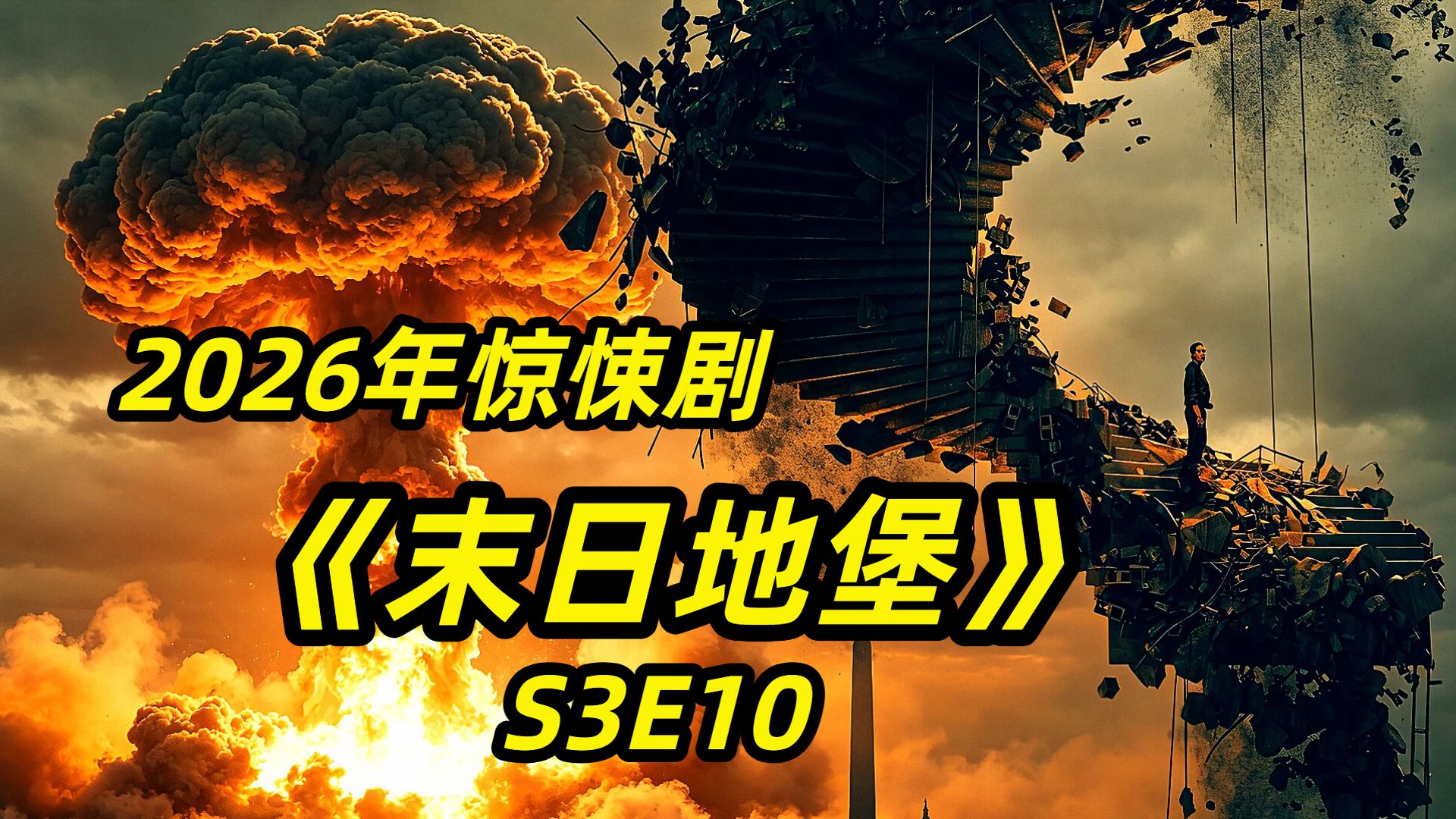 【阿奇】末日世界真相大揭秘，原来外面没有毒气/2026年科幻惊悚片《末日地堡》第三季大结局