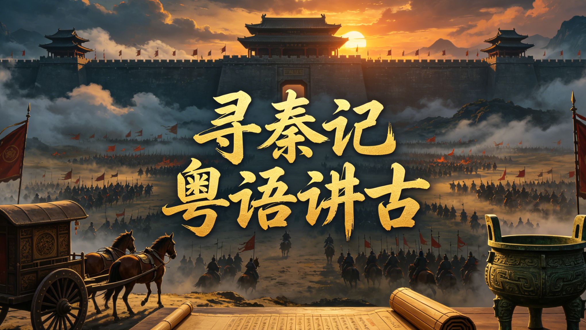 【粤语讲古】《寻秦记》（上）林劲粤语讲古大师播讲 高清音质 寻秦记有声书 粤语评书系列