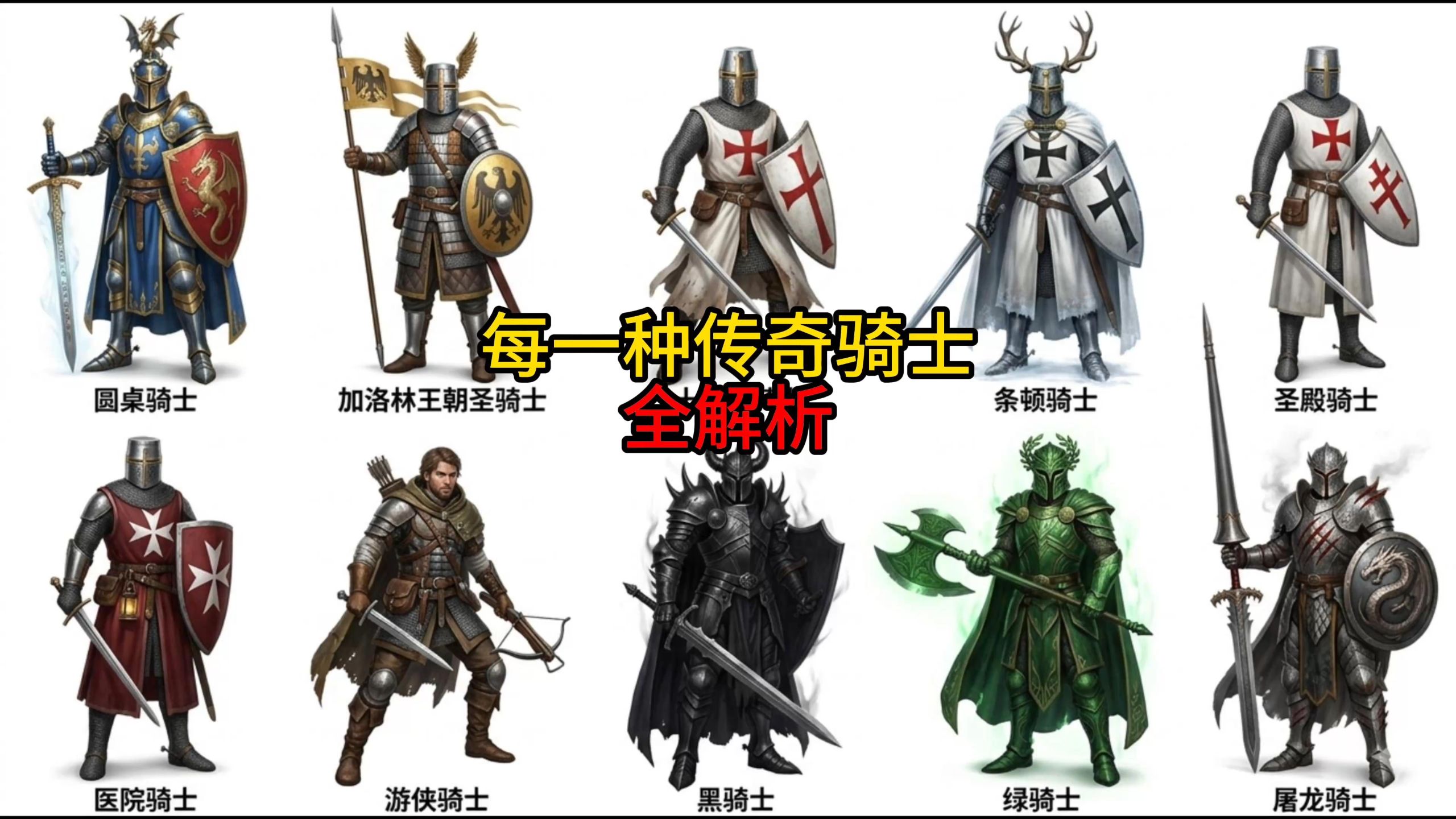 每一种传奇骑士全解析