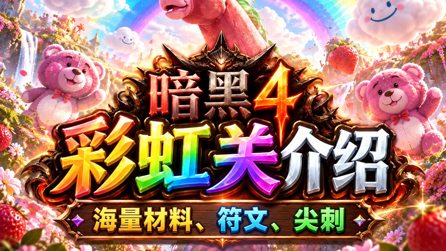 【暗黑4】彩虹关与游戏福利活动介绍