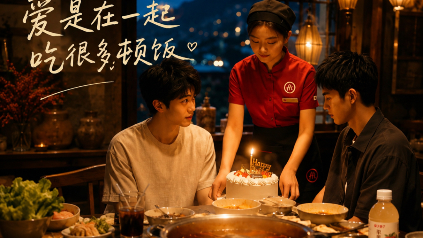爱是在一起吃很多顿饭  #七夕快乐#林嘉树#顾砚川