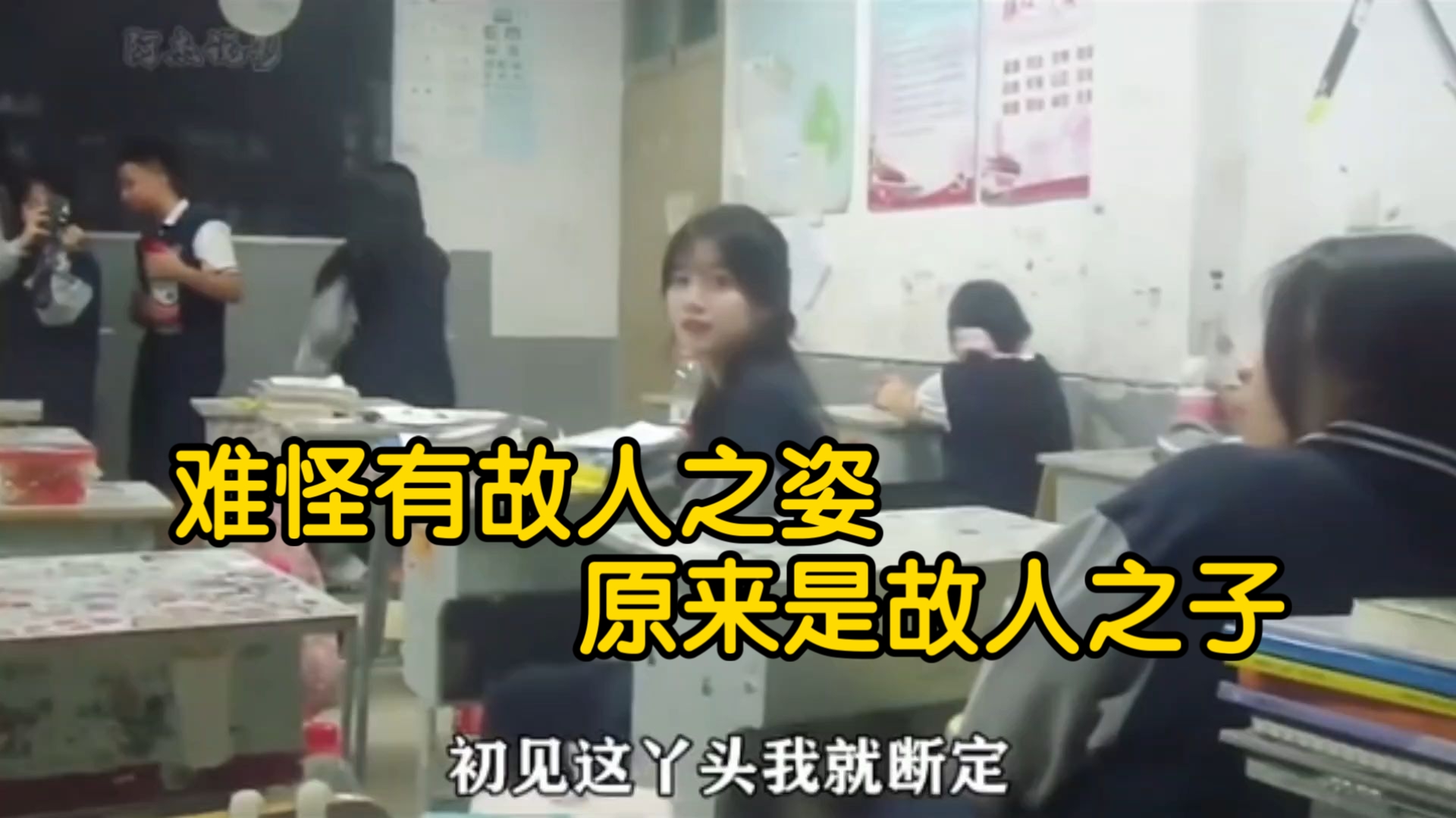 难怪有故人之姿，原来是故人之子