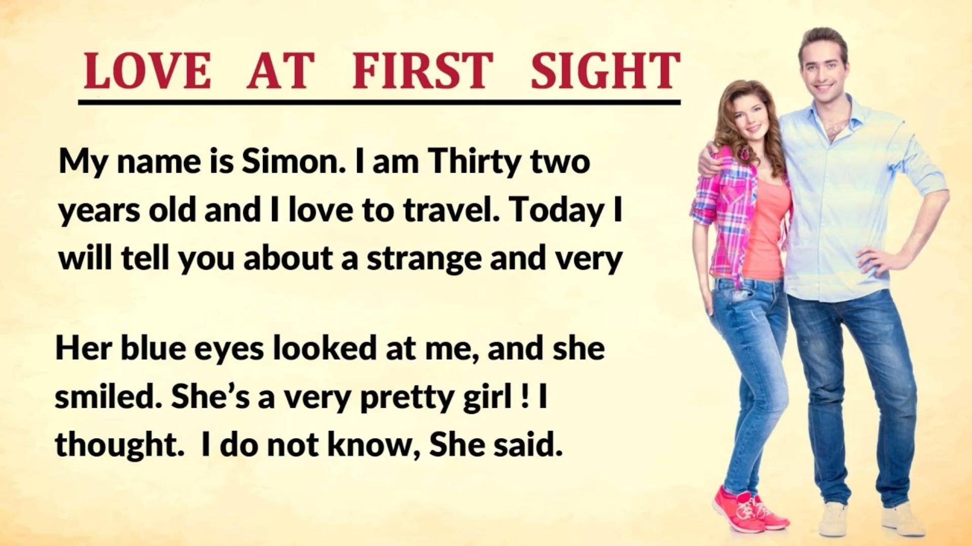 一见钟情 Love at first sight
