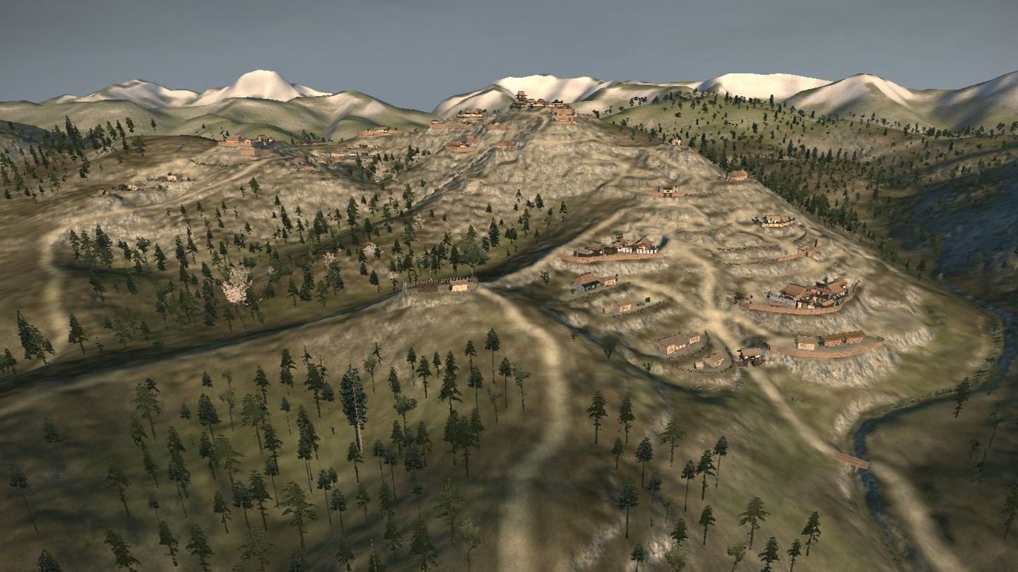 【幕府将军2 全新mod-天下静谧-地图】：越后春日山城