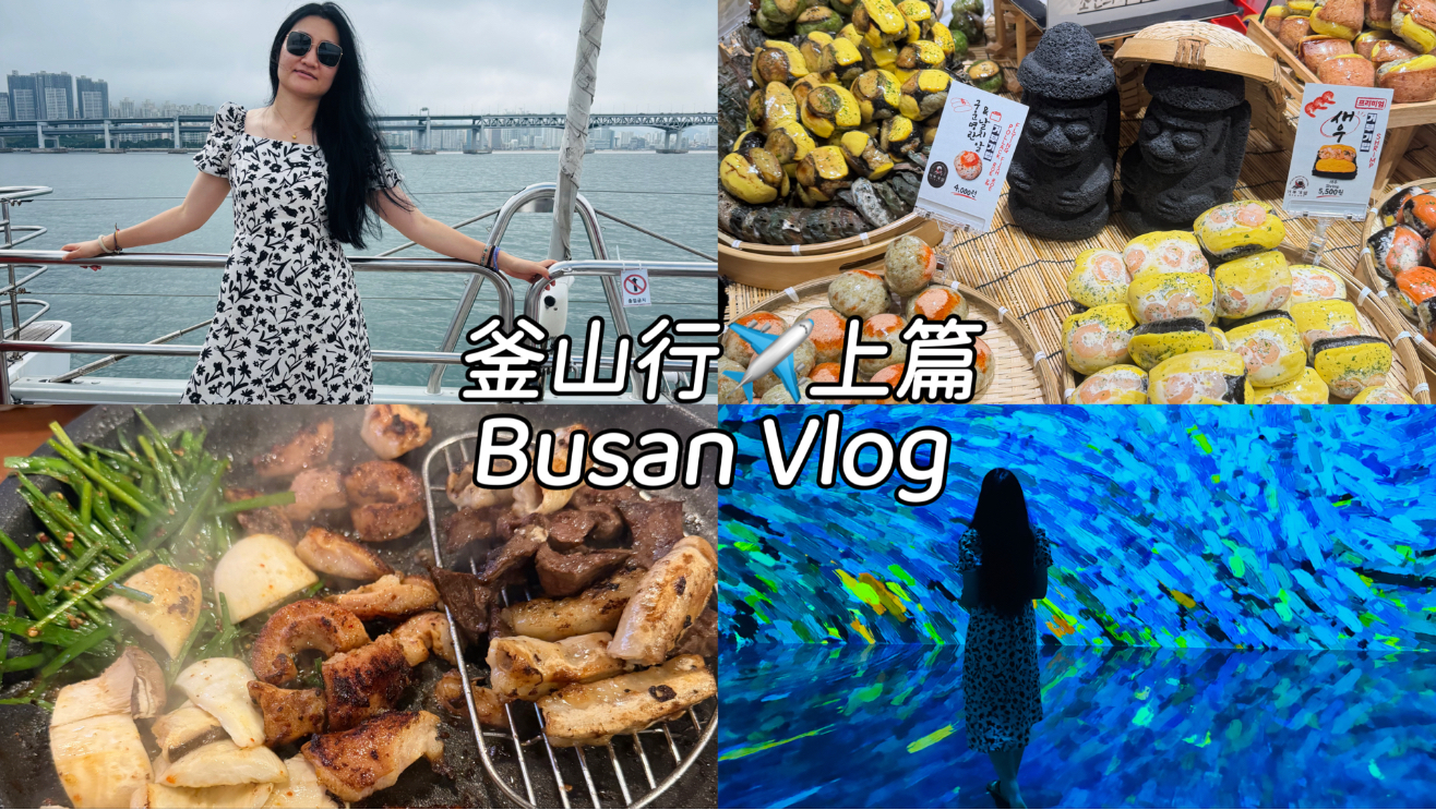 韩国vlog｜没人告诉我釜山这么好玩呀｜跟着J人闺蜜的特种兵行程｜ArteMuseum太惊喜了 入住海云台｜美味炸鸡 饭团 夜市鱼饼年糕｜和我一起旅行吧！