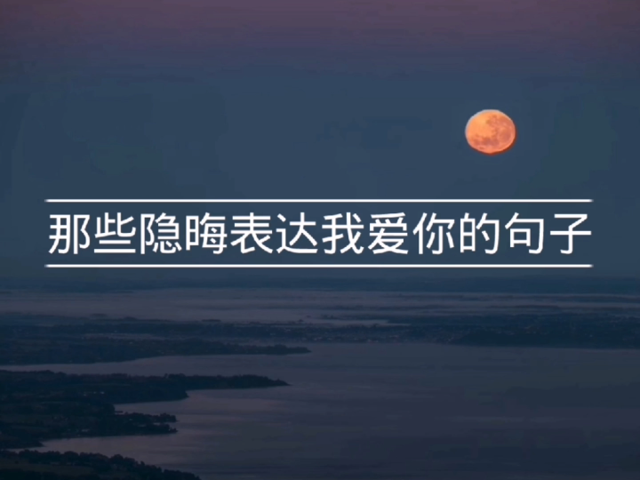 “我不看月亮”
