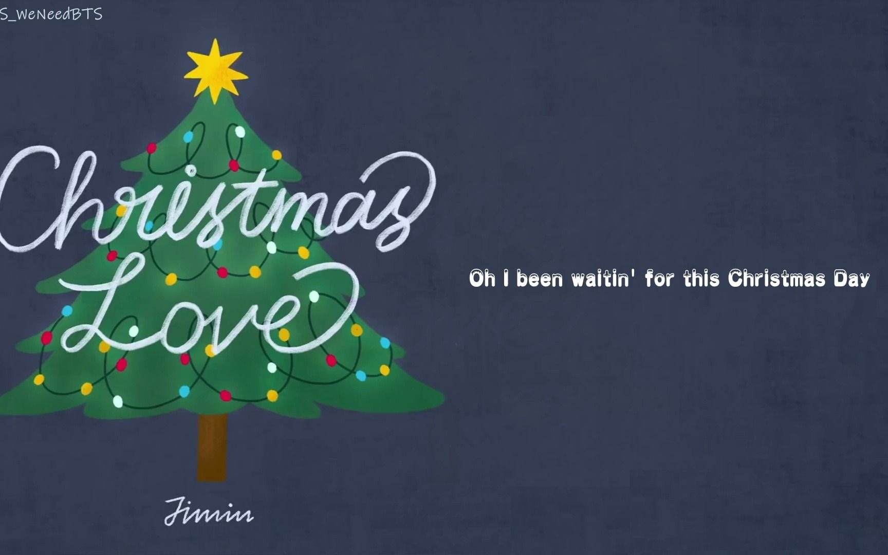 【WNS中字】201224 Christmas Love by Jimin