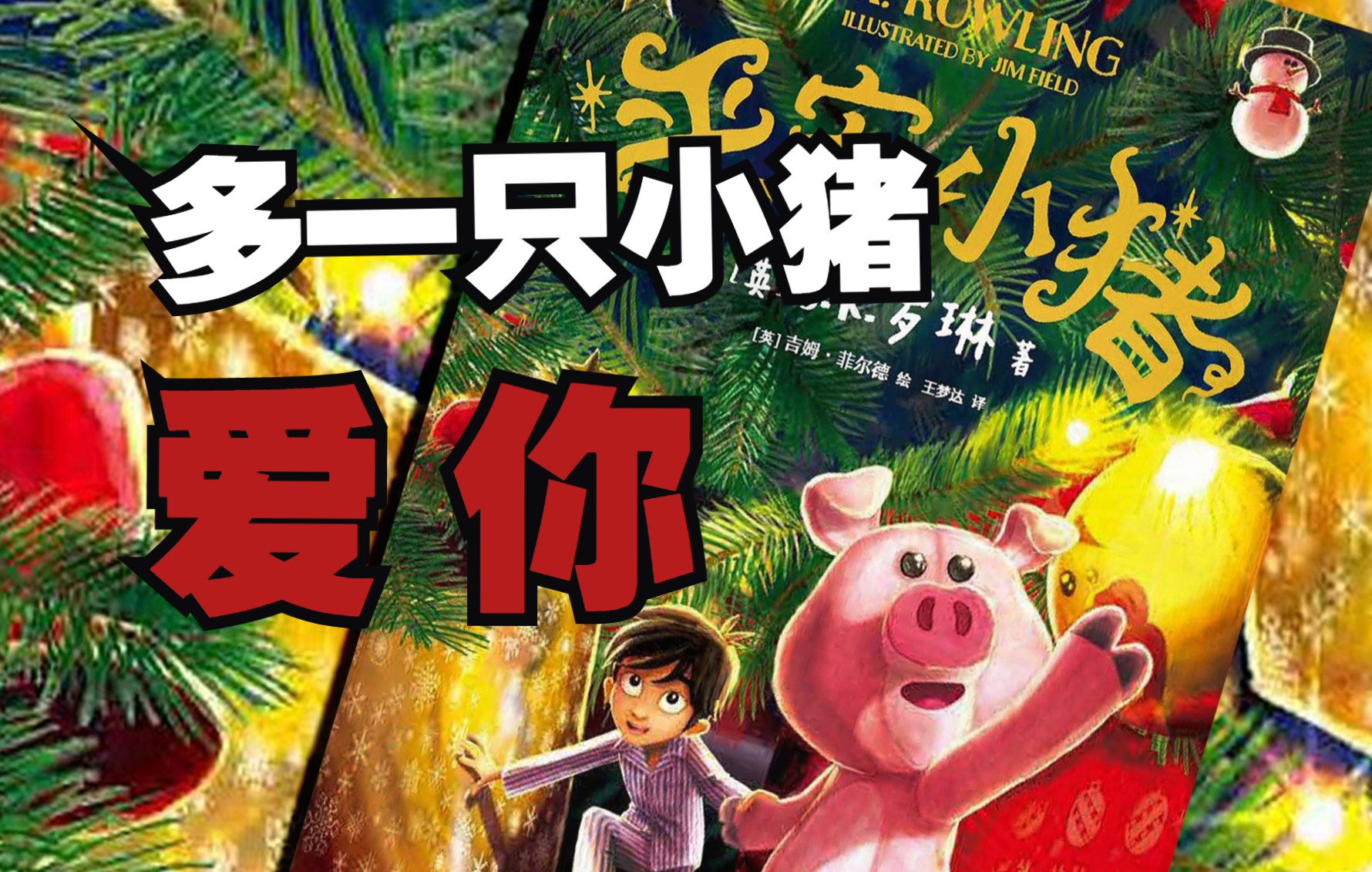 多一只小猪爱你 | 《平安小猪》 J K 罗琳  著