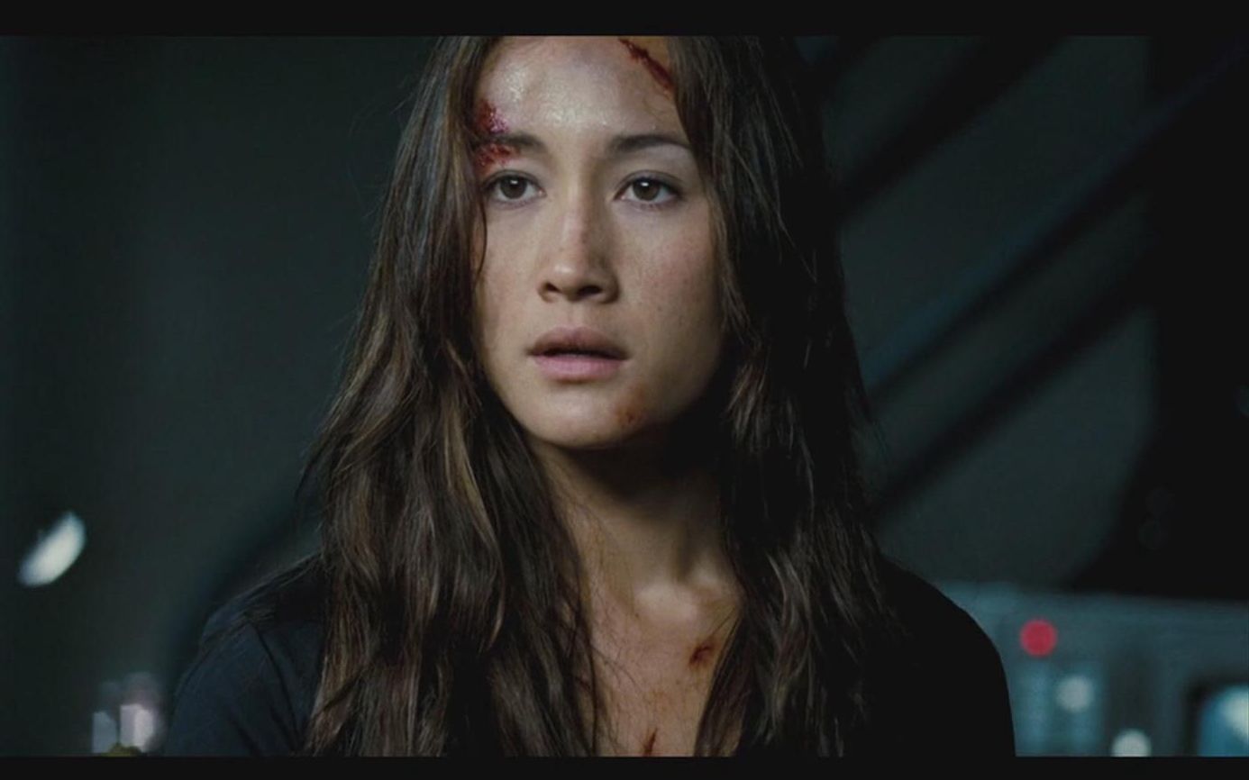 【虎胆龙威4】MaggieQ（李美琪）片段-超能打的女黑客