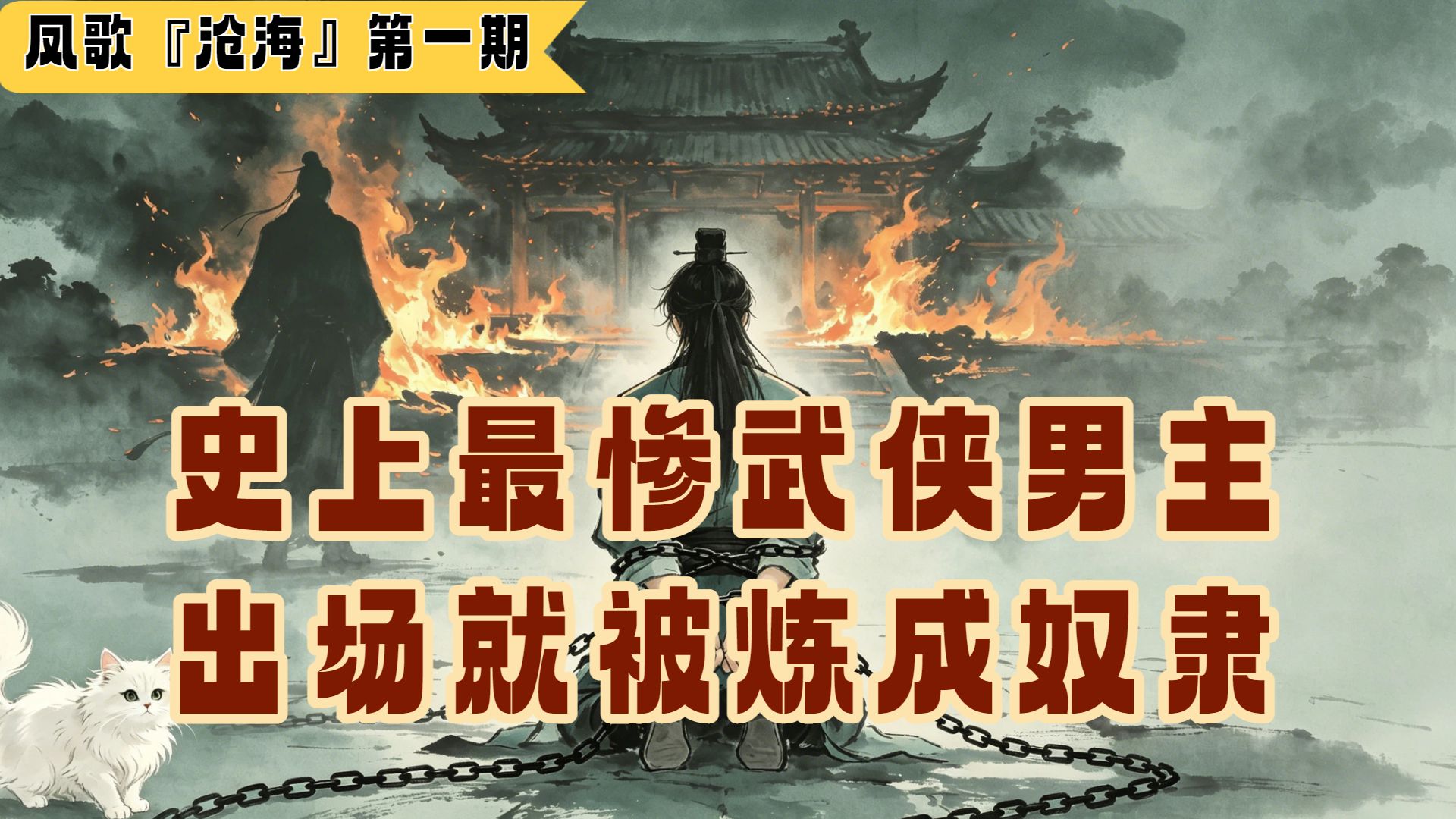 【沧海1】史上最惨武侠男主陆渐！刚出场就被炼成奴隶，一辈子任《黑天书》摆布？