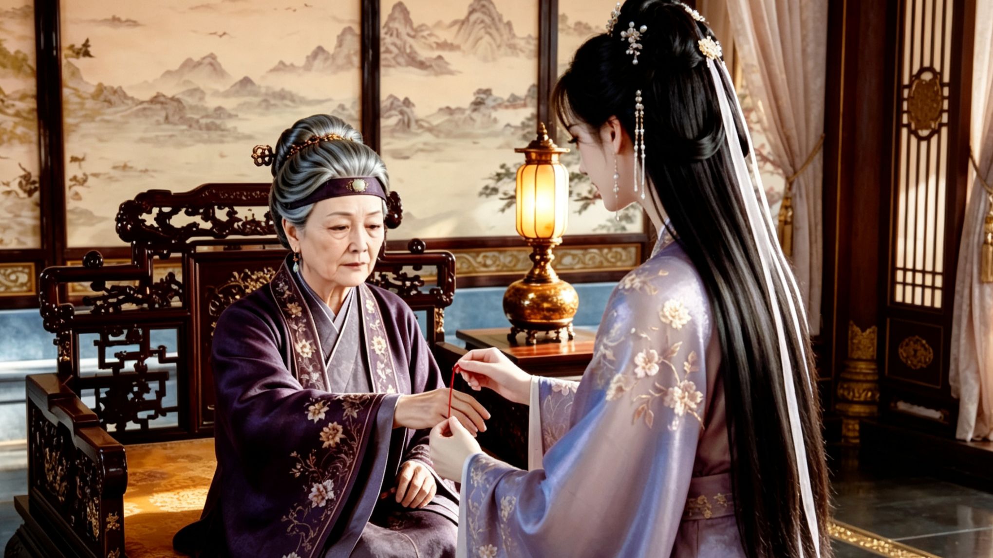 重生回被诬喜脉那天，我把诊脉丝线系在谢老夫人腕上，设局的人慌了