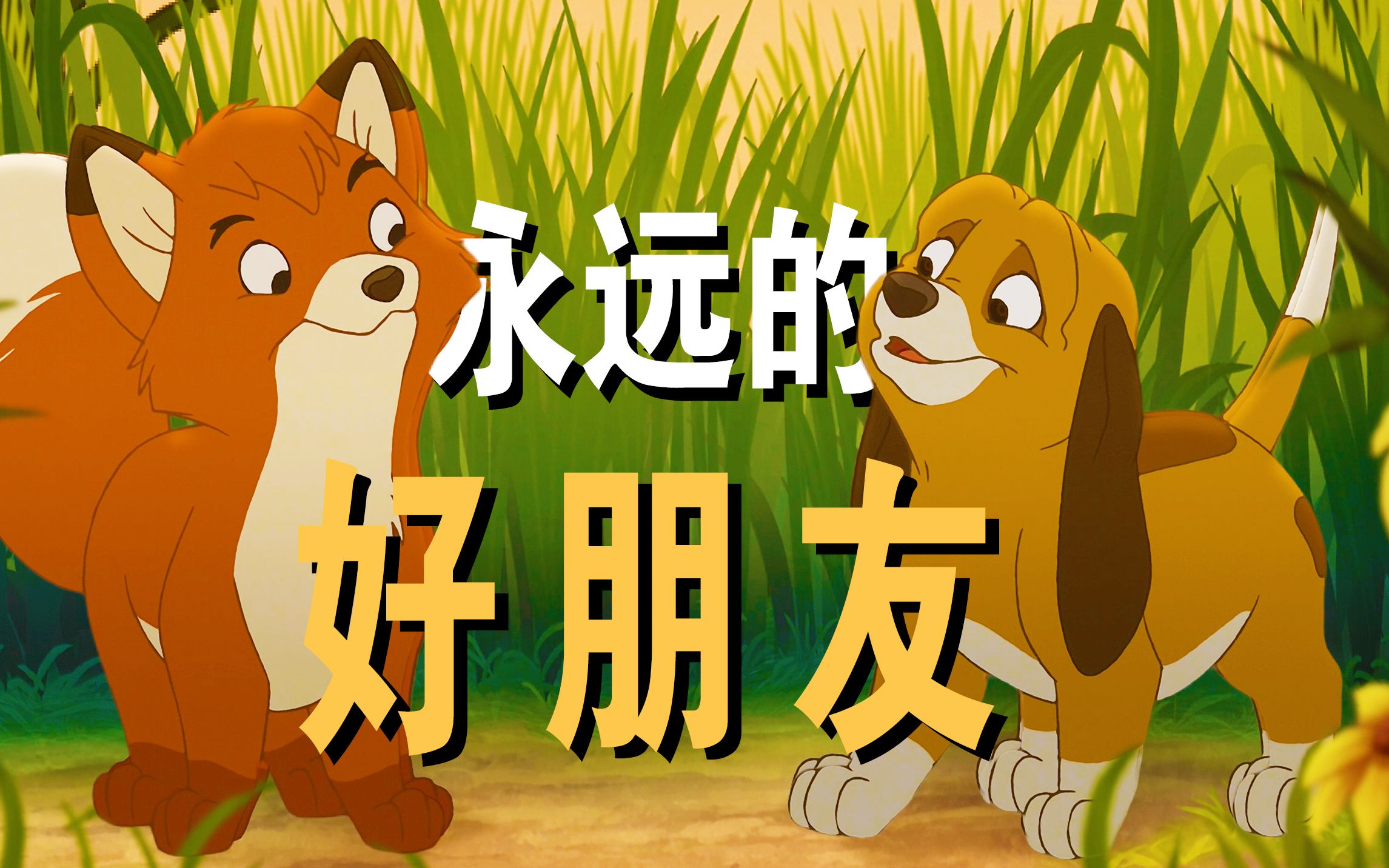 时隔25年，互为天敌的狐狸与猎狗，仍然是一辈子的好朋友