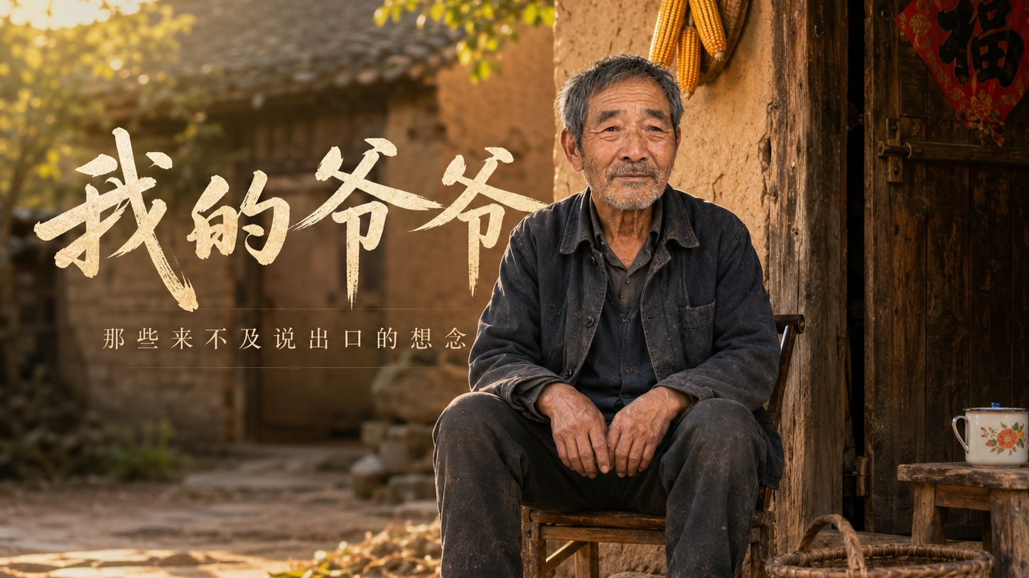 我想你了，爷爷！谢谢你。
