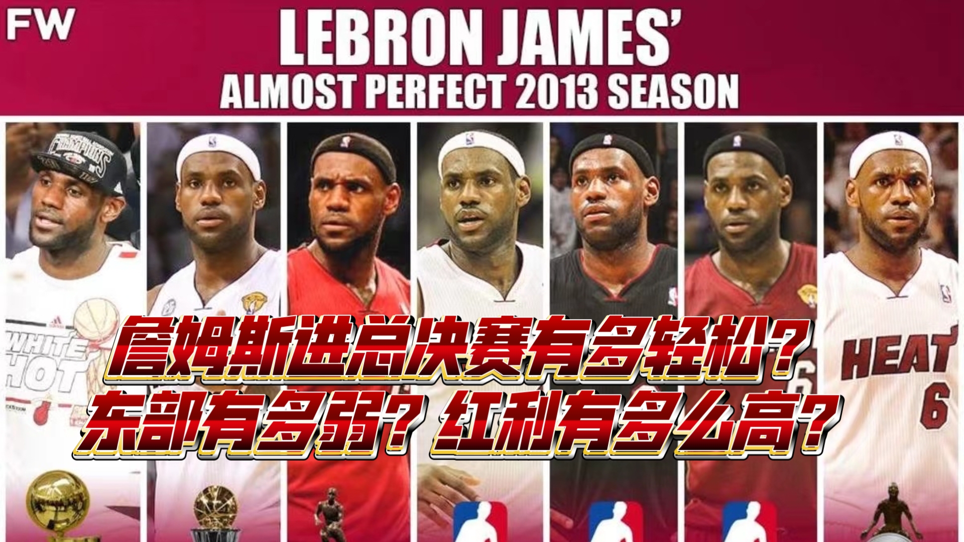 NBA西强东弱？西部有多强？东部有多弱？勒布朗詹姆斯进总决赛有多简单？东部红利确确实实存在吗？科比库里杜兰特为什么做不到？整个红利阵容有多夸张呢？