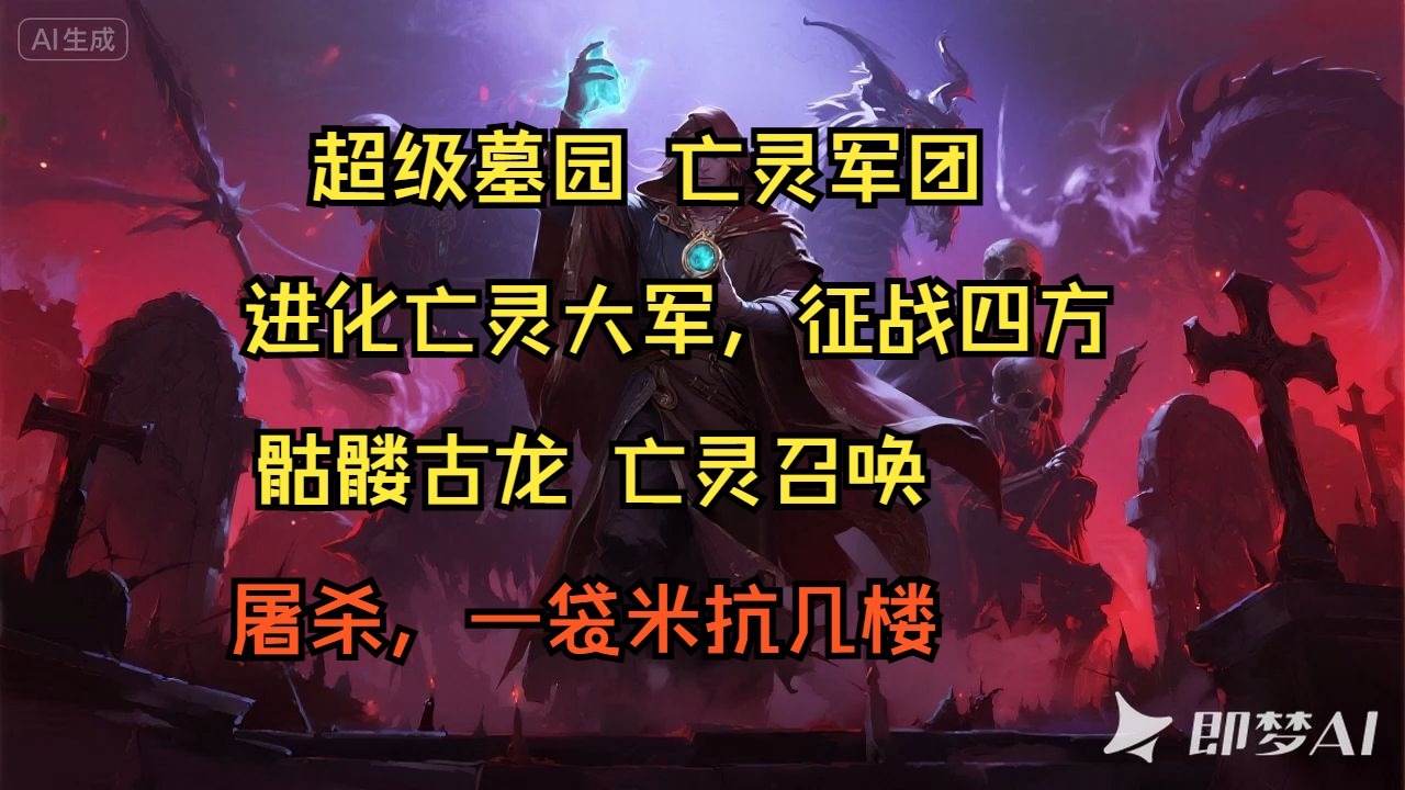 【融合玄幻+亡灵+召唤+进化元素】从召唤骷髅兵起步，进化亡灵大军，征战四方