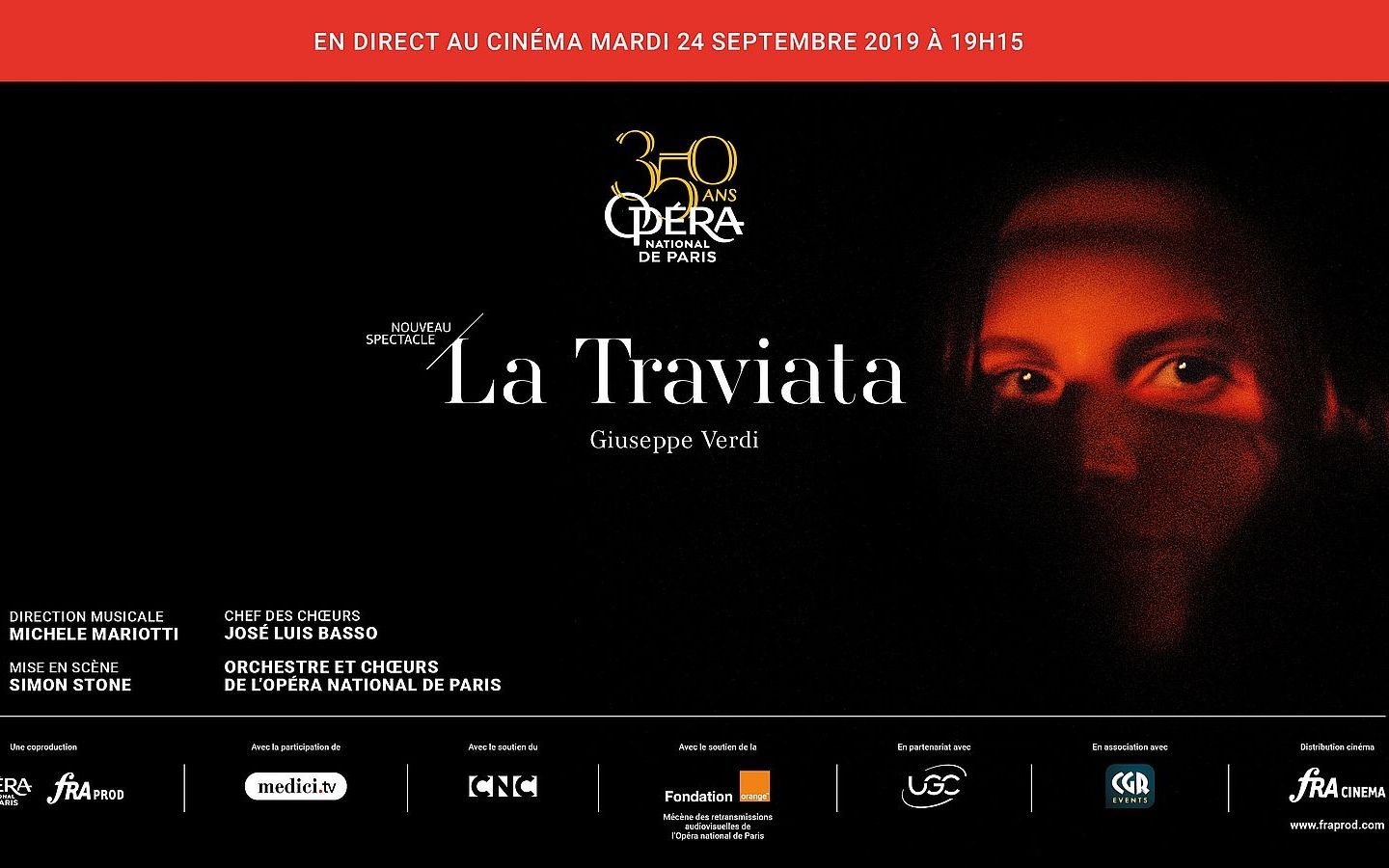 威尔第《茶花女》Verdi: La Traviata 2019.09.24巴黎国家歌剧院 中文字幕