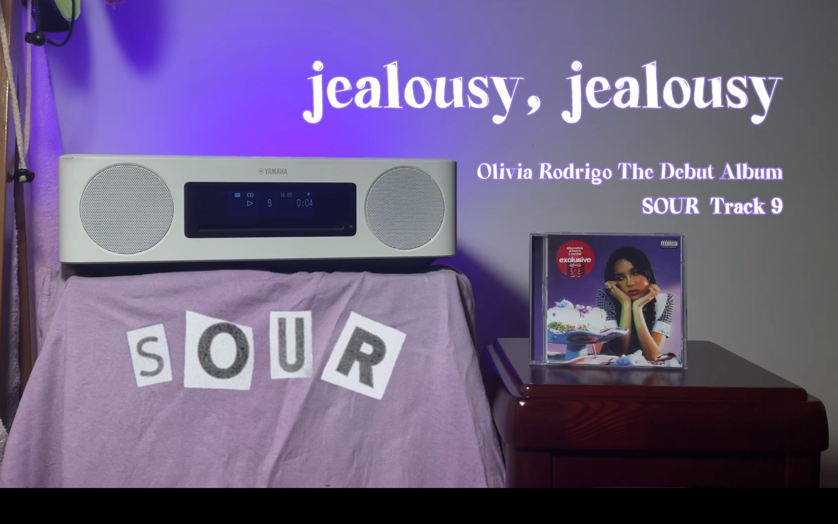 【CD/中英字幕】jealousy，jealousy【妒嫉，妒嫉】Olivia Rodrigo【奥莉薇娅·罗德里戈】
