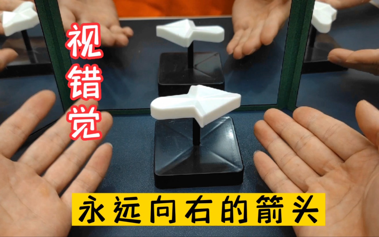 永远向右的箭头，视错觉魔术揭秘，眼见不一定为实，视错觉艺术
