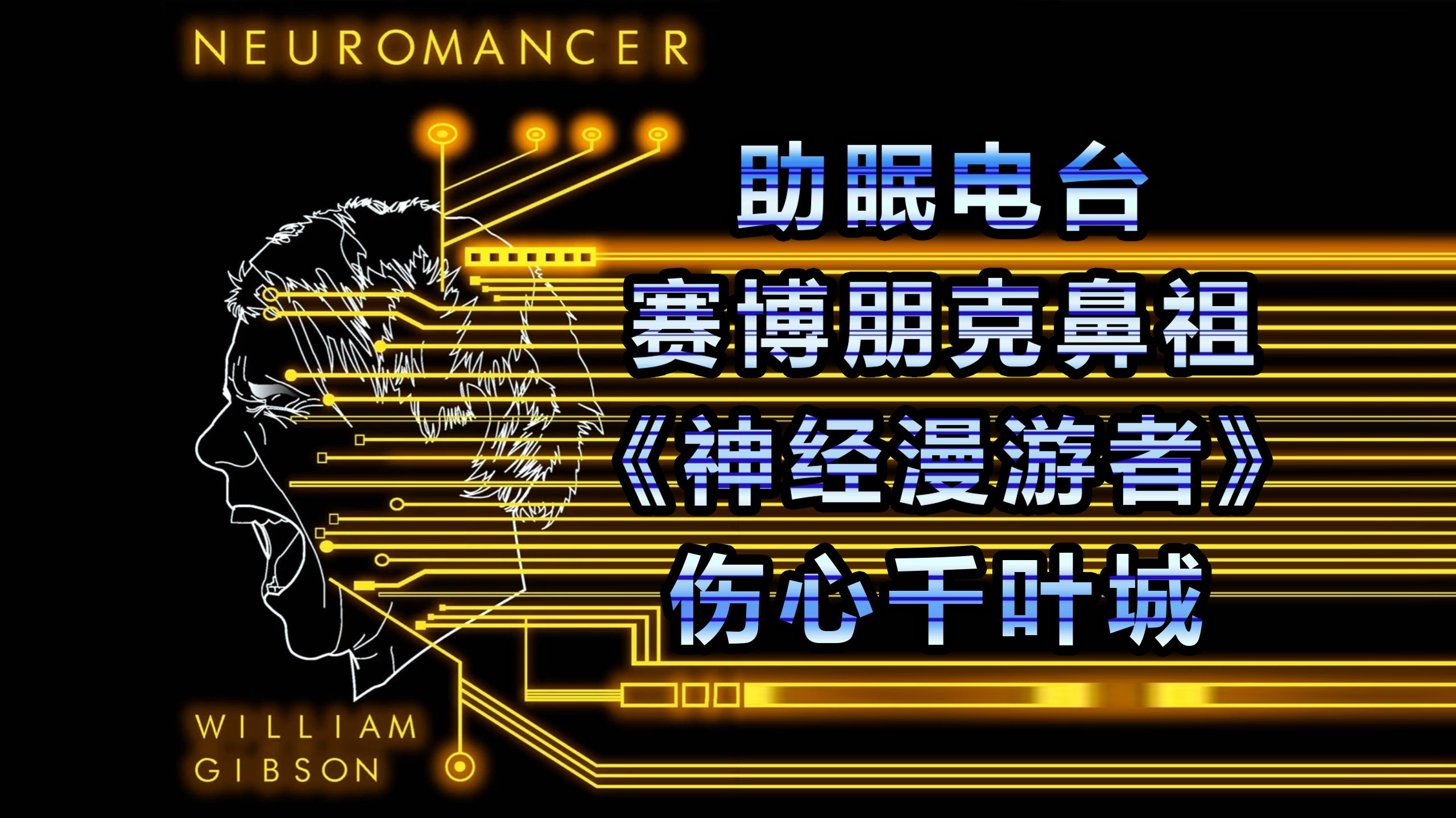 【赛博朋克鼻祖】赛博朋克开山鼻祖，有声书《神经漫游者》第一部 伤心千叶城 01