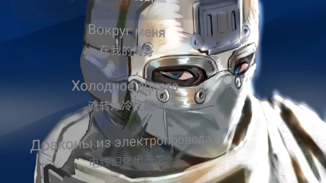 кровь течет по лицу
