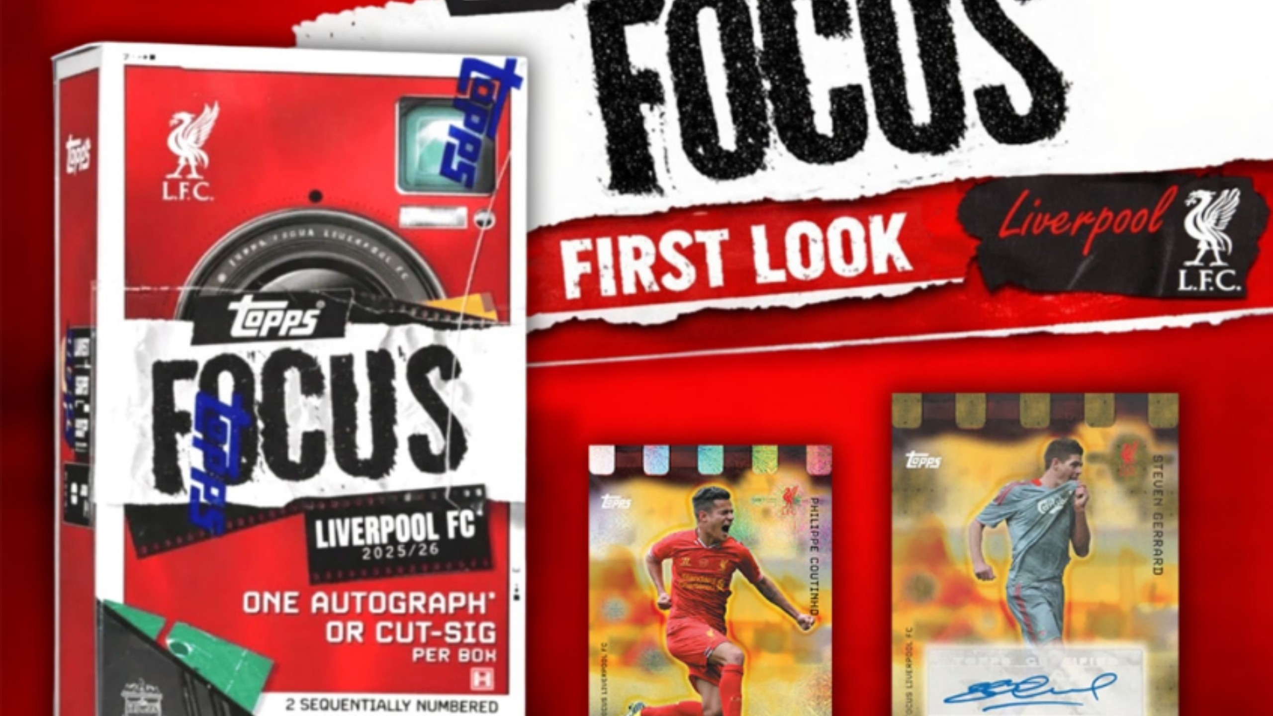 5编苏亚雷斯！10编麦卡利斯特+阿利松！25-26 足球 Topps 利物浦 Liverpool Focus Hobby 原箱