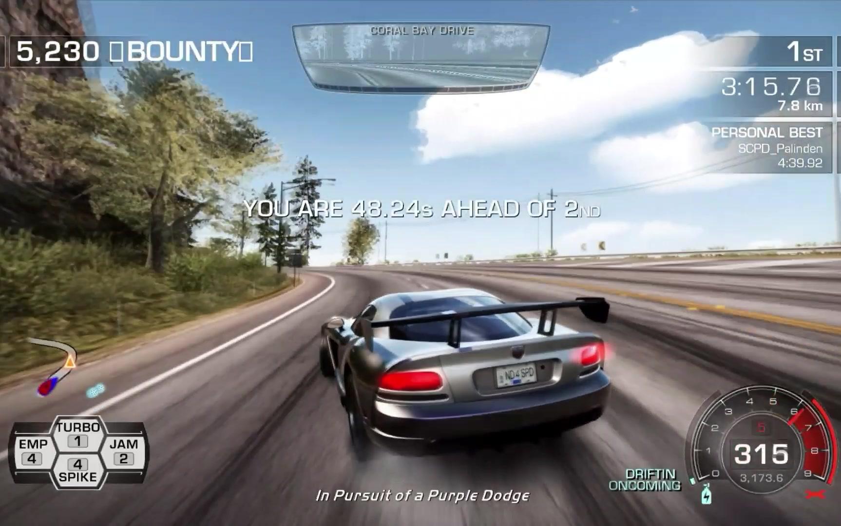 极品飞车14双环漂移热力追踪Double Jeopardy前世界纪录4:37.59